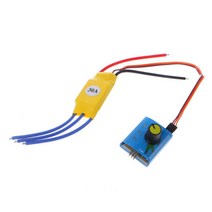 모터 컨트롤러 속도 조절기 30A 12V DC 3 상 고전력 브러시리스 모터 속도 레귤레이터 PWM 컨트롤러 브러시, 한개옵션0