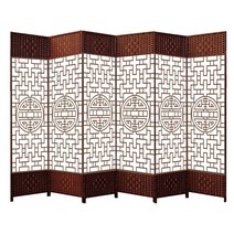 찻집 서예 학원 병풍 인테리어 파티션 소품 칸막이, 1.8m x 50cm 단면 패턴 5 팬