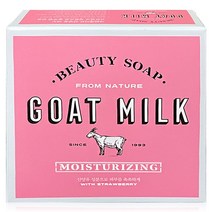 샤워메이트 산양유 딸기 비누, 90g, 6개