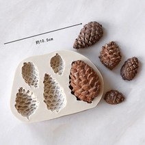 트리몰드 제작 포레스트 스타일 filbert 다람쥐 나무 pinecone 루트 모양 실리콘 케이크 금형 퐁당 도구 베, 02 M1500A