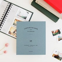 아이코닉 폴라로이드&네임카드 앨범, 다크그린, 120칸