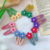 비비베베 매트꽃 클립 삼각