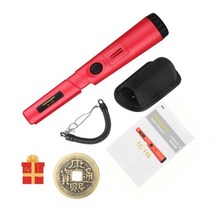 철근탐사기 금속탐지기 보물 포인트 해변 102356, red