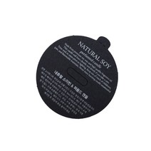 DIY캔들뚜껑(캔들덮개.캔들리드)-뚜껑만.유리컵별도, 3온즈종이덮개-10매