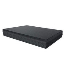 검은 동물 os 건축물 쟁반 pv 모델 채널 c발포 폼보드, T04-200x300x5밀리미터 블랙 3장