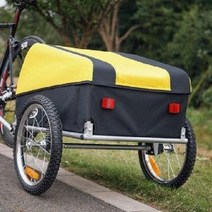 자전거수레 바이크 트레일러 카트 짐수레 라이딩 캠핑, 빨간색, 1개