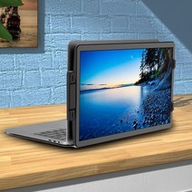 휴대용모니터 포터블 보조모니터 서브 게이밍 14.1 인치 휴대용 모니터 FHD 1920x1080 실용적인 복사 화면, 한개옵션0