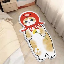 숄뱅 퐁퐁 고양이 소프트 발매트 미니 러그