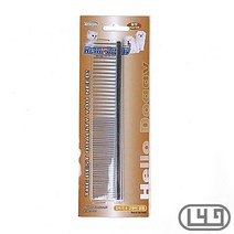 비글 애완견미용빗 토이푸들 펫브러쉬 크롬일자빗