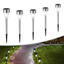 태양광 조명 조명등 전구통로 야외 태양광 LED 조명 방수 정원 램프 조경 잔디 거리 장식 랜턴 마당 파, 02 White_05 20pcs