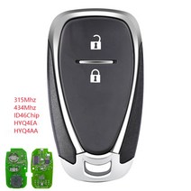 자동차 원격시동 경보기 스마트폰 매직카 키장착 이지카 스마트 오토바이 Okey 리모컨 없음 315/434Mhz 쉐보레 Camaro Cruze Malibu 2016-2020 불꽃 적, 2 공황 2, Hyq4aa 315mhz