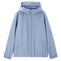후드트렌치코트 지오다노 여성 자켓 Windproof 간단한 일반 캐주얼 윈드 Kanga 포켓 멀티 기본 후드 053727