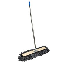 플렌티 강당걸레 원사 색사 스틸고정쇠 60cm 75cm 90cm 105cm 밀대 막대 체육관 청소, 플렌티색사강당걸레60cm스틸고정쇠+스텐봉세트