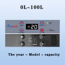 Alpicool 자동차 냉장고 쿨러 냉동고 제어판 PCB 보드 종류의 시리즈 0L100L, TS series