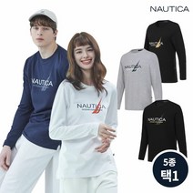 [KT알파쇼핑][이월] [NAUTICA] 노티카 남여 클래식 로고 긴팔티셔츠 5종 택1 B