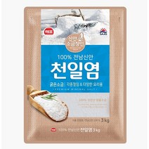 해표 천일염 굵은소금, 3kg, 5개