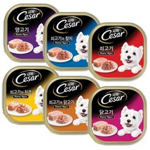 강아지 통조림 영양 캔간식 6종맛 12캔 세트