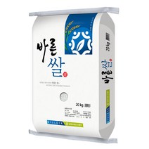 바른쌀 햅쌀 신동진 쌀, 20kg(1개), 1개