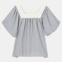 트렌드컬렉션 NC08 스퀘어 잔체크 블라우스 TRBL20953