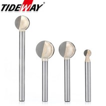홈바테이블 tideway woodworking ball router bit 나무 조각, 3x8