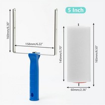 벽 무늬 페인트 롤러 장식 도구 5 