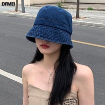 일본 패션 데님 버킷햇 여성 여름 패션햇 모자 썬캡 여성 선캡
