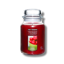 양키캔들 라지자 캔들, Black Cherry / 블랙 체리, 623g, 8개