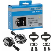 실내 자전거 페달 공구 경량 평 패달 shimano pd-m540 블랙실버 mtb 자동, M540 블랙