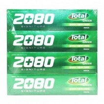 JDO3387362080 시그니처 토탈 그린 치약 150gx4개, 1