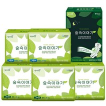 예지미인 숲속이야기 비오셀 생리대 날개형 대형 14p x 2팩 + 중형 16p x 3팩 + 오버나이트 8p 1세트, 5세트