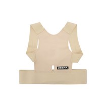 [제스파] 데일리 바른자세 어깨 보정 밴드 베이지 ZP2230, 선택:어깨밴드 M -ZP2230GM-