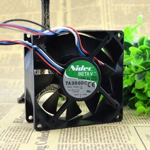 Nidec TA350DC M35291-35 9cm 90x90x38cm DC 12V 2.3A 4 라인 서버 냉각 팬, 02 5피스