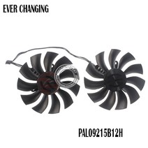 2 개/몫 PLA09215B12H 4PIN VGA 쿨러 그래픽 카드 팬 EVGA GTX970