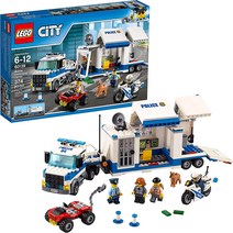 LEGO City Police 모바일 커맨드 센터 트럭 60139 빌딩 장난감 액션 경찰 오토바이 및 ATV 만 6세에서 남, 한개옵션0