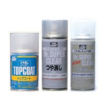 MR.HOBBY 군제 탑코트 슈퍼클리어 유광 반광 무광 uvcut (선택), 탑코트-반광