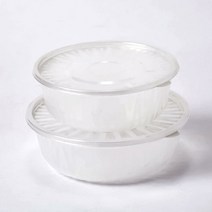 창신리빙 냉면용기 소/대 택1 일회용 국 탕 죽 배달 포장 용기, 대