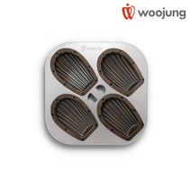 대풍BakeryShop 실팝코팅 에어프라이어 깊은 마들렌틀 4구 (깊은마들렌판)