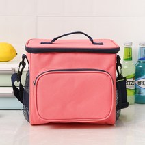 PM6 직장인 보온 보냉 도시락 가방 보냉백 보온백, 핑크