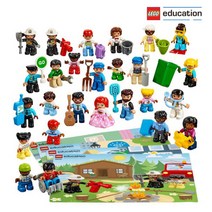 [레고에듀케이션] [레고]에듀케이션 듀플로 피플세트45030 피규어 경찰 공주 의사 요리사, 상세 설명 참조