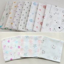 [무루땅콩기저귀] [무루]소프트사각천기저귀+손수건 세트, 상세 설명 참조, 종류:별자리