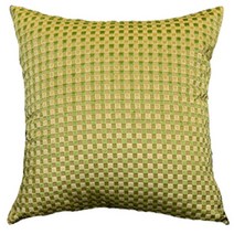 [바보사랑] 벨기에 수입원단_벨지움 벨벳 쿠션커버_큐브그린_45x45Cm