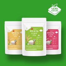 베리네이처 이유식쌀가루 초기 중기 후기 유기농 이유식재료, 국내산 유기농 쌀가루, 1단계 200g, 200g