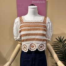 도로시홀릭 빈티지줄뜨개블라우스(D22B43602)