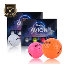 볼빅 AVION 비행최적화 골프공 아비온 1더즌12구, 화이트 1더즌