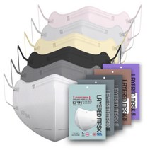 [메디치] 국산 원자재 KF94 새부리형 마스크 100개(25개입 포장/4중필터)여름 통풍, 대형, 라이트베이지