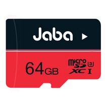JABA MicroSDXC 64GB U3 4K 레드 메모리카드