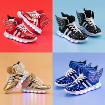 아이들 주니어운동화 날개신발 불빛운동화 캠핑화 유아신발