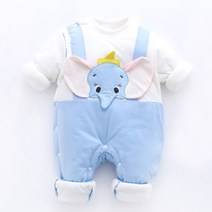 알럽베이비 코끼리 패딩우주복