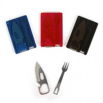 카드형포크나이 멀티툴 #ShareBlue!@820468EA, 블루