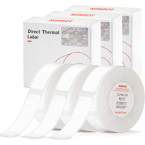 Niimbot D11 / D110 라벨프린터 라벨지, 화이트 타원